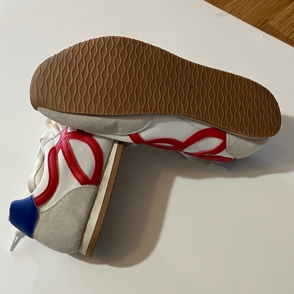 Project Cloud Women’s 8 1/2 Red, White & Blue Lace Up Lightweight Sneakers - Picture 8 of 12